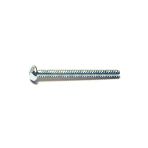 Midwest Fastener #6-32 x 1-1/2 in Slotted Round Machine Screw, Zinc Plated Steel, 36 PK 62006 - main